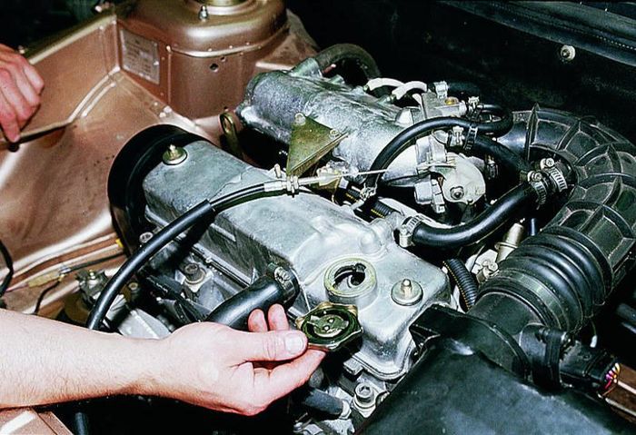 Замена масла и масляного фильтра в двигателях автомобилей ВАЗ